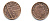 Великобритания 1 пенни 2010 Елизавета II (1952-2022) KM 1107, Spink B6 сталь плакированная медью 177-1215