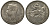 Люксембург 100 франков 1946 пробная / проба KM E57 серебро UNC 00-814-19