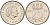 Нидерланды 25 центов 1974 Юлиана (1949-1980) KM 183 никель    4174-662