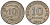 Индонезия 10 рупий 1971 KM 33 медно-никель 4618-758