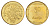 Мьянма 50 пья 1975 ФАО - Рис KM 46 латунь UNC 4657-557