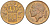 БЕЛЬГИЯ 50 САНТИМОВ 1964 BELGIE, БОДУЭН I (1951-1993) KM 149.1 бронза 206-143