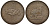 Сьерра-Леоне 1 пенни 1791 рукопожатие, лев KM 2.1 медь 00-815-03