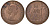 Великобритания 1 пенни 1962 Елизавета II (1952-2022) KM 897, Spink 4157 бронза 4131-446