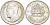 Марокко 1 дирхем 1960 АН 1380, Мухаммед V (1927-1962) KM 55 серебро 4523-1246