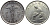 Бельгия 1 франк 1923 Belgie, Альберт I (1909-1934) KM 90 никель 4610-1045