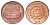 Тонга 2 сенити 1975 ФАО KM 43 бронза UNC 4697-1165