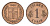 Исландия 1 эйре 1966 KM 8 бронза UNC 4690-739