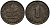 ФРГ 1 пфенниг 1969 G KM 105, J.380 сталь плакированная медью 99-267