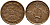 Швеция 1/6 скиллинга 1849 Оскар I (1844-1859) KM 656 медь 1530-523