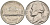 США 5 центов 1969 D, Джефферсон KM А192 медно-никель 92-1144