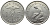 БЕЛЬГИЯ 1 ФРАНК 1929 BELGIQUE KM 89 никель 23-947