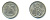 Бельгия 25 сантимов 1968 Belgique, Бодуэн I (1951-1993) KM 153.1 медно-никель 86-1254
