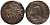 Польша 3 сольди (1 грош) 1754 H, Август III (1733-1763) KM 147.2 медь 116-842