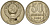 СССР 50 копеек 1980 Федорин 47 медь цинк никель 4159-421