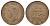ЮАР 1 пенни 1942 Георг VI (1936-1952) KM 25 бронза 4572-824
