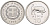 Греция 10 лепта 1976 бык KM 113 алюминий UNC M48-03