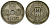 Бельгия 10 сантимов 1938 Belgique - Belgie KM 112 никель латунь 4121-247