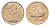 Фиджи 5 центов 1975 KM 29 медно-никель UNC 4687-1148