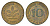 ФРГ 10 пфеннигов 1981 G KM 108, J.383 сталь плакированная латунью 4606-1153