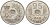 ДАНИЯ 25 ЭРЕ 1972 S;S, ФРЕДЕРИК IX (1947-1972) KM 855.2 медно-никель 202-742