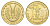 Западная Африка (BCEAO) 10 франков 1980 KM 1a медь алюминий никель UNC 4654-534