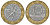 Франция 10 франков 1989 тип гений Бастилии KM 964.1, Le Franc 375.3 биметалл 45-624