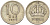 Швеция 10 эре 1945 G, Густав V (1907-1950) KM 813 серебро 4147-846