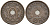 Дания 1 эре 1928 Кристиан X (1912-1947) KM 826 бронза 4147-423