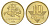 Литва 10 центов (сентов) 1998 KM 106 никель латунь UNC 4625-565