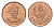 Свазиленд 1 цент 1974 KM 7 бронза UNC 4674-1249