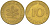 ФРГ 10 ПФЕННИГОВ 1980 F KM 108, J.383 сталь плакированная латунью 3996-642