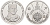 Россия медаль ND Ярослав Ярославич (1263-1272), серия "Правители России", 23 мм, 6,28 гр серебро UNC AUC1-6-75