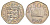 Гернси 50 пенсов 1969 KM 25 медно-никель aUNC 4389-1036