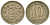 Эстония 10 центов 1931 Республика (1918-1941) KM 12 никель бронза 4615-1127