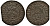 Рига 1 шиллинг (шеляг) 1575 свободный город (1562-1581), вес 0,90 гр. Neumann 9 серебро 1516-533
