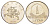 Литва 1 лит 2008 KM 111 медно-никель UNC 4624-715
