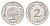Тунис 2 миллима 1960 год-тип, пробковый дуб KM 281 алюминий UNC 4682-654