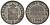 Ганновер 6 пфеннигов 1844 B KM 198.2, Jaeger 57, AKS 119 серебро 71-342