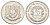 Сирия 50 пиастров 1968 год-тип KM 97 никель 4699-1023