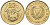 Кипр 10 центов 1990 KM 56.2 никель латунь 4141-1153