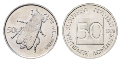Словения 50 стотинов 1996 KM 3 алюминий UNC 4164-148