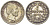 Нидерланды 5 центов 1879 Виллем III (1849-1890) KM 91 серебро 66-1232