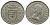 Великобритания 1 шиллинг 1960 Елизавета II (1952-2022), Шотландский герб KM 905, Spink 4148 медно-никель 4384-644