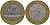 Франция 10 франков 1990 тип Гений Бастилии KM 964.1, Le Frank 375.5 биметалл 181-437