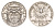 Ватикан 5 лир 1939 Вакантный престол KM 20 серебро UNC 1520-814