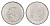 Мексика 10 песо 1990 KM 512 нержавеющая сталь UNC 4596-158