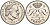 Монако 5 франков 1989 Ренье III (1949-2005) KM 150  медно-никель плакированный никелем    4140-1125