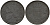 Бельгия 1 франк 1944 Belgie - Belgique, Леопольд III (1934-1947), германская оккупация, Вторая мировая война KM 128 цинк 4161-544