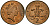Великобритания 2 пенса 1989 Елизавета II (1952-2022) KM 936, Spink 4376 (C3) бронза 4607-835